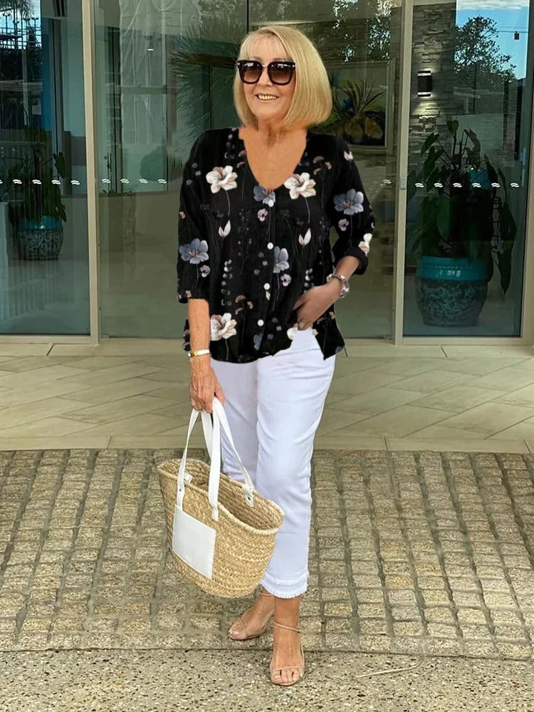 Mopura | Bluzka Kwiatowa